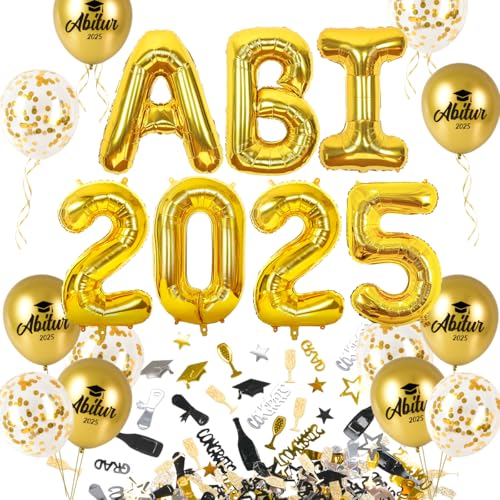 iZoeL Abitur 2025 Deko Gold von iZoeL