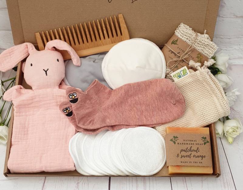 Neue Mutter Und Baby Mädchen Geschenk Box Set. Umweltfreundliches Nachhaltiges Natürliches Veganes Bio-Geschenkset. Mama To Be Geburtstagsgeschenk von iandgeco