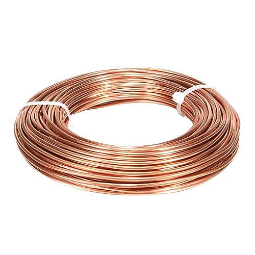 99.9% Soft Copper Wire, 14 Gauge/ 1.63 mm Diameter, 79 Feet / 24m, 1 Pound Spool Pure Copper Wire, Jewelry Making Wire Craft Wire von ibaofuing