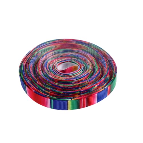 1 Rolle Mexikanisches Band Für Mexikanische Dekorationen Mexikaner Basteldekorationen Mexikanischer Stoff Mexikanische Ornamente Buntes Band Bänder Nähen Regenbogen Party Polyester ibasenice von ibasenice