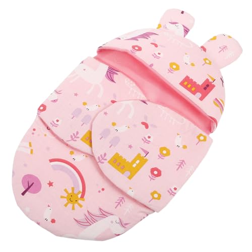 Puppenschlafsack Zubehör Für Neugeborene Babydecke Puppendecke Neugeborener Wickel Puppenhut Kleidung Babypuppe Babyschlafdecke Puppe Stirnband Neugeborene Puppe Stoff ibasenice von ibasenice