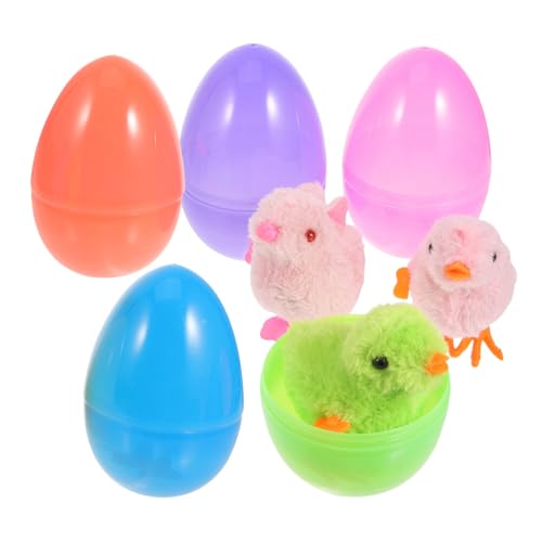 ibasenice 1 Satz Kaninchen-huhn-gacha Ei Ostergeschenke Für Osterhase Partyartikel Für Partyzubehör Osterdeko Füller Für Goodie-bags Für Plüsch von ibasenice