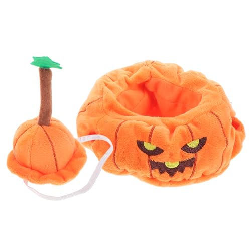 ibasenice 1 Satz Puppenkleidung Deko-mütze Für Puppen Kleine Kleidung Für Das Handwerk Winzige Kleidung Puppenzubehör Mini-Kleidung Dekorative Miniaturkleidung Kleine Kappen Polyester Orange von ibasenice