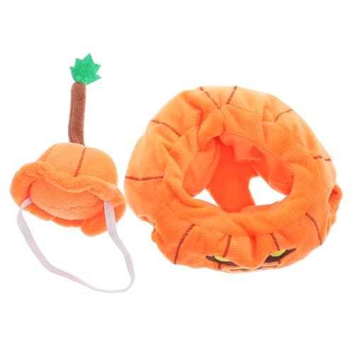 ibasenice 1 Satz Puppenkleidung Entzückende Kleidung Kleine Kappen Puppenzubehör Halloween-puppenhut Mini-Kleidung Zum Basteln Kleidung Für Puppen Puppenkostüm Puppenmütze Polyester Orange von ibasenice