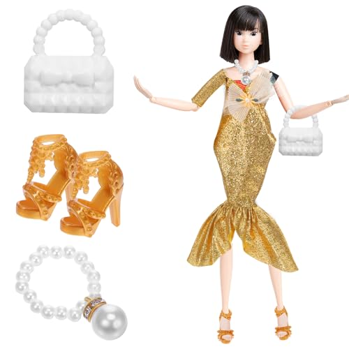 ibasenice 1 Set Abendkleid Meerjungfrau Kleid Custom Mermaid Dolls Kleid Formelles Partykleid Für Puppenzubehör Für Puppen Formelle Kleidung Für Puppen Schuhe Puppen Dekoration Plüsch von ibasenice