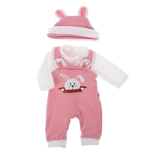 ibasenice 1 Set Puppenkleidung Babys Puppen Wiedergeborene Puppen Bekleidung Fashion Dolls Outfits Babypuppen Bjd Kleidung Doll Kleidung Strampler Für Puppe Gefälschte Babykleidung Rosa von ibasenice