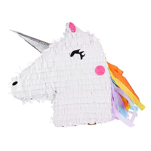 ibasenice 1 Stück Einhorndesign Pinata Lustige Kinder Pinata Füller Kreative Pinata (weiß) von ibasenice