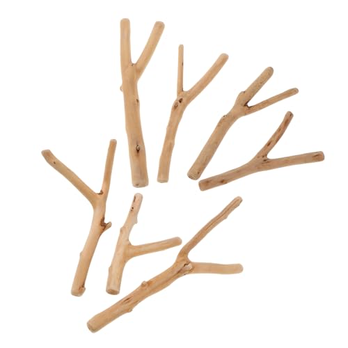 ibasenice 1 Treibholz Bastelstab Aus Holz Zweige Für Vase Holzstiele Zum Basteln Holzscheite Zum Basteln Dekorative Stäbchen Handwerk Holz Holzzweige Stecken Log-sticks Kiefernholz Beige von ibasenice