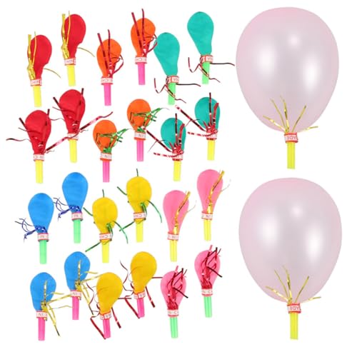 ibasenice 100st Pfeifenballon Partygeschenke Für Den Karneval Karnevalspreise Für Kinder Luftballons Stanzen Party-horn Partygebläse Für Kinder Partypfeifen Für Kinder Schlagballon Gummi von ibasenice