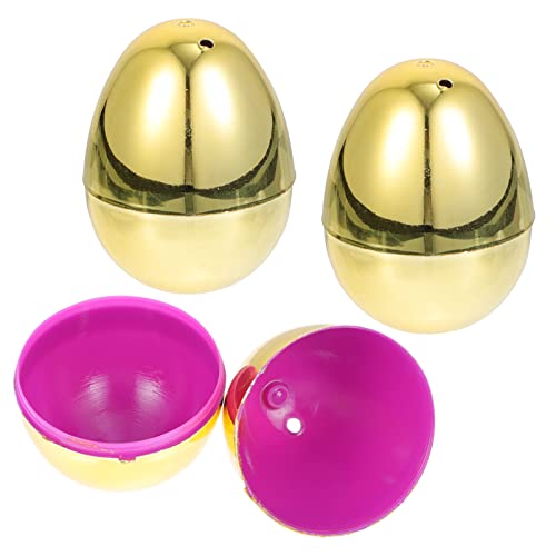 ibasenice 10St Osterei Gel Party Eierhalter Füllstoffe befüllbar easter egg decoration geschenkideen ostern Szene Eier schmückt dekorative ostereier eier schmuck Plastik Golden von ibasenice