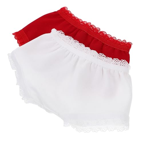 ibasenice 10St Puppen-Spitzenhöschen Mini-Puppen Mädchen Zubehör für Babypuppen puppenkleidung Puppen Kleidung Spielzeugpuppen-Unterhose Puppenhöschen Polyester von ibasenice