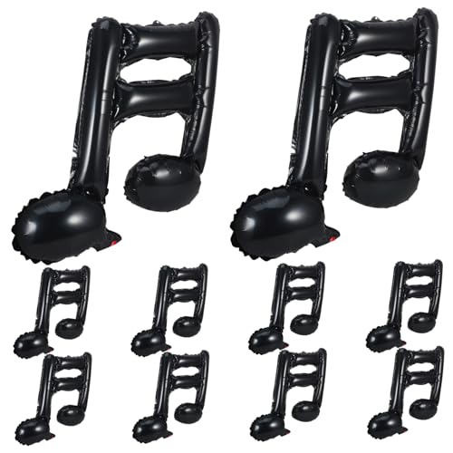 ibasenice 10pcs Musical Note Balloons Birthday Bar Balloons Party Scene Layout Propsmöbel & Wohnen, Feste & Besondere Anlässe, Party- & Eventdekoration! von ibasenice