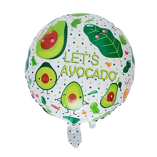 ibasenice 18 Luftballons mit Avocado-design 10er-pack Dekoration für Geburtstagspartys Set mit Heliumballons von ibasenice