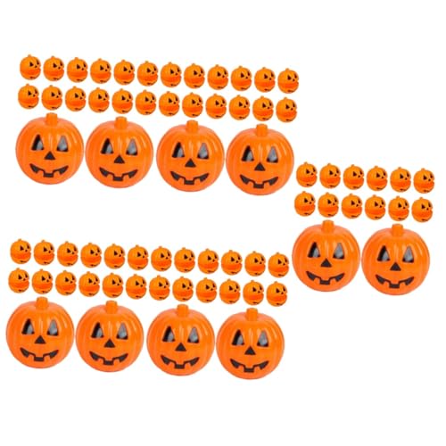 ibasenice 120 Stk Kürbis-blindbox Süßigkeitenhalter Kürbislaterne Halloween-dekorationen Halloween-requisiten Süßigkeitenglas Halloween-süßigkeitshalter Kürbis Keksdose Kürbis-dekor Pp von ibasenice