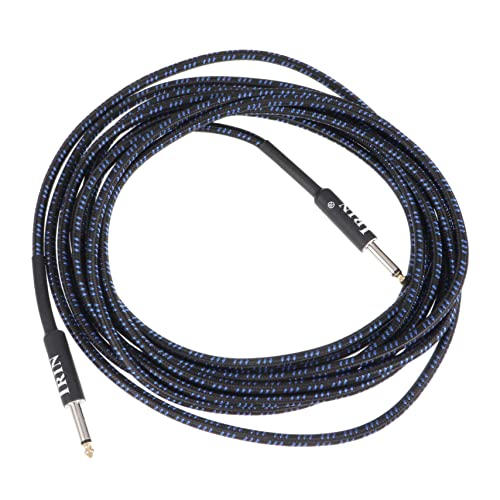 ibasenice 1Stk Gitarrenkabel kabel für bass-tastatur Verstärkerkabel Flaches Patchkabel gitarren zubehör gitarre zubehör Instrumentenzubehör Kabel für Gitarreninstrumente Plastik Blue von ibasenice