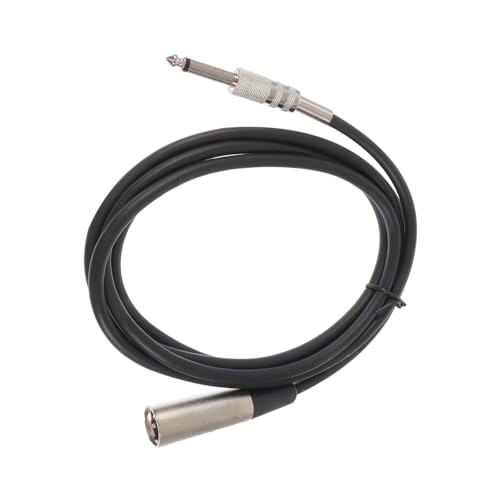 ibasenice 1Stk Mikrofon-Audiokabel Audiokabelanschluss Stereo-Klinkenkabel Kabel für Soundbar Kabelzubehör für E-Gitarre Audioverbindungskabel kupferummantelter Aluminiumdraht Black von ibasenice