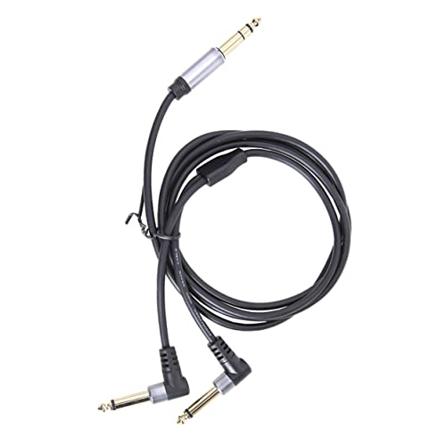 ibasenice 1stk Ellbogen-audiokabel Symmetrischer Kabeladapter Mehrere Ladekabel Instrument Midi-kabel Dual Multi Verbinden Zu Draht Einziehbar Doppelt Elektrische Gitarre Ladegeräte Metall von ibasenice