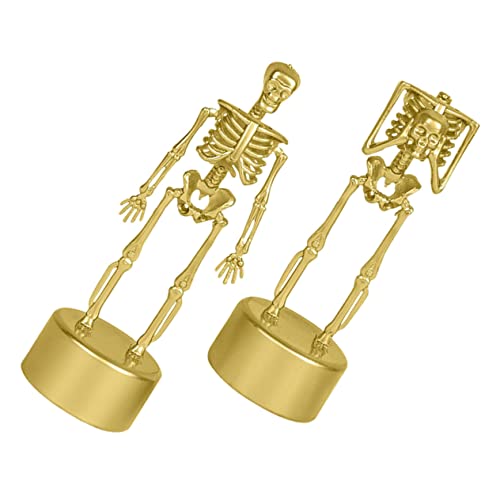 ibasenice 2 Stück Halloween Skelett Figuren Aus Langlebigem Gruselige Tisch Dekoration Für Halloween Feiern Ideale Sammelfiguren Für Party Events Und Gruseldisplays von ibasenice