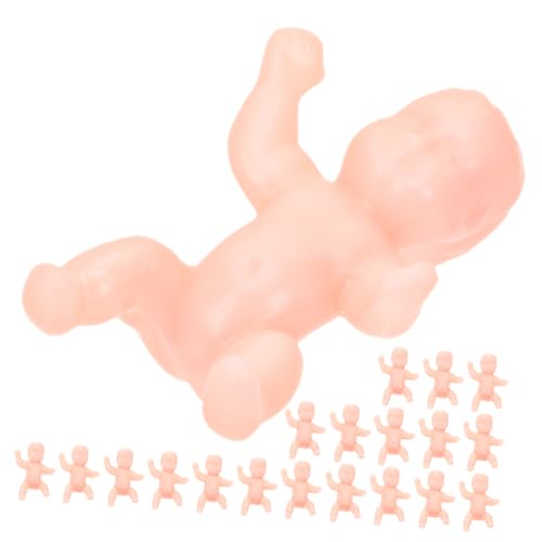 ibasenice 20St Mini- -Eiswürfel -Boxen Babypartydekoration Junge Mini-Babys -Dusche-Mädchen für babyparty für Neugeborene kleine Babypuppen plastikbabys von ibasenice