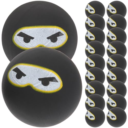 ibasenice 20st Ninja Springender Ball Hohe Springende Bälle Hüpfbälle Hüpfbälle Zum Geburtstag Kleine Hüpfbälle Ballspielzeug Für Hüpfbälle Partygeschenke Black Gummi von ibasenice