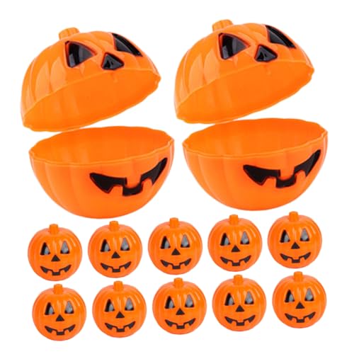 ibasenice 24St Kürbis-Blindbox Kürbis- Kürbis-Party Halloween-Kapselbälle elektrische Weihnachtsbeleuchtung dekoration aufbewahrungskorb Süßigkeitenhalter Halloween-Requisiten pp von ibasenice