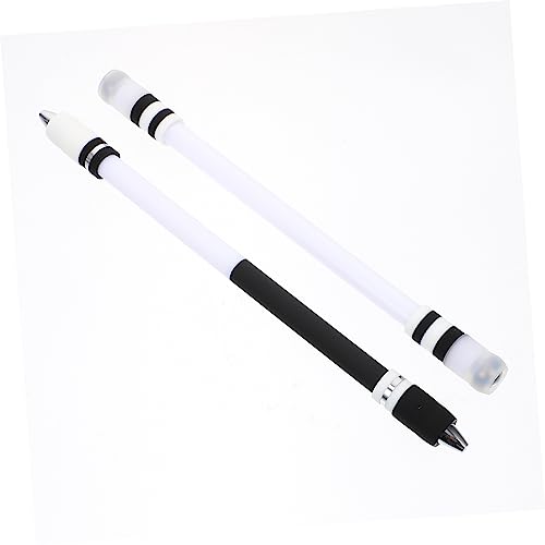 ibasenice 2St -Stift Finger Training fingertraining Stressabbau-Stift lustige Kugelschreiber witzige Kugelschreiber fliegend Gadgets entlasten stifte Tragbarer rotierender Stift Silikon von ibasenice