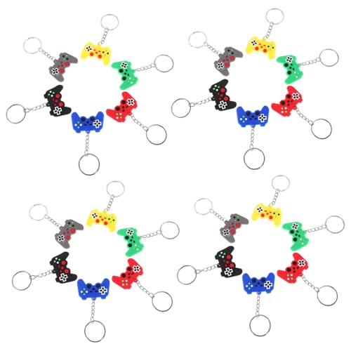 ibasenice 30St Controller-Schlüsselanhänger Zubehör Schlüsselanhänger dekorativer Taschenschlüsselanhänger Controller Schlüsselanhänger Videospiel Schlüsselanhänger Gepäckanhänger Kieselgel von ibasenice