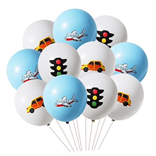 ibasenice 30St Partyballons Ballongirlande zum Aufhängen, Basteldekorationen LED-Ballonlichter Folienballons beige Luftballons Ballons Dekoration fröhliche Autoballons Ballons Auto von ibasenice