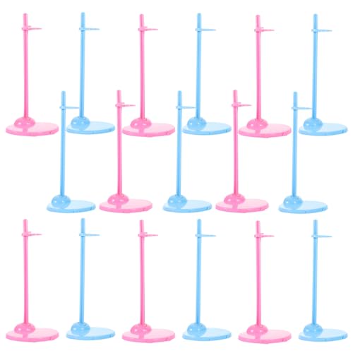 ibasenice 30St Puppenständer Figure Stand doll Accessories Puppenpräsentation Modellständer für Mädchen Zubehör für Babypuppen Bausatz Standanzeige Puppenhalteständer Plastik von ibasenice