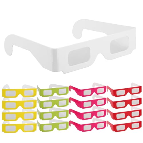 ibasenice 30st Feuerwerksgläser Leichte Brille Zubehör Brille Zubehör Partyzubehör Rote Brille Klassenzimmerzubehör, Partyzubehör Leichtes Partyzubehör Tischdekorationen Kinderbrille Papier von ibasenice