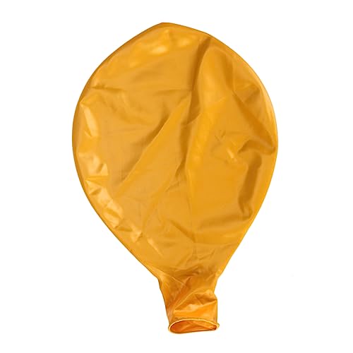 ibasenice 36 Runder Ballon Latexballon Dekorativer Luftballon Riesiger Partyballon Golden von ibasenice