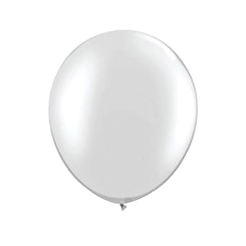 ibasenice 36 runder Latexballon hochzeitsdeko hochzeitsdeco geburtstagsdeko luftballone ballons party supplies party dekoration runder Ballon dekorativer Luftballon riesiger Partyballon Weiß von ibasenice