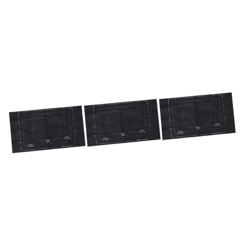 ibasenice 3St Rätselmatte Aufbewahrungsmatten-Puzzles Puzzledecke Puzzle-Brett Aufbewahrungsunterlage aus Filz Puzzle-Aufbewahrungsdecke bügelunterlage Puzzle pad Spielmatte Filzmatte Black von ibasenice