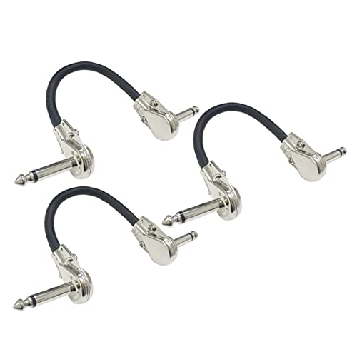 ibasenice 3st Gitarren-effekt-linie Gitarrenpart Audiokabel Für Gitarre Patchkabel Gitarre Dj-board E-gitarren-patchkabel Patchkabel Für Instrumente Audioverbindungskabel Jumper Silver Pvc von ibasenice