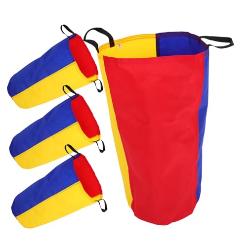 ibasenice 4 Stück Sprungsack Renntasche Sackhüpfen-Set Auto Raketenwerfer Für Kinder Sackhüpfen XL Sport-Tages-kit Säcke Für Sackhüpfen Kunststück Outdoor-rasenspielstütze Bausätze Stoff von ibasenice