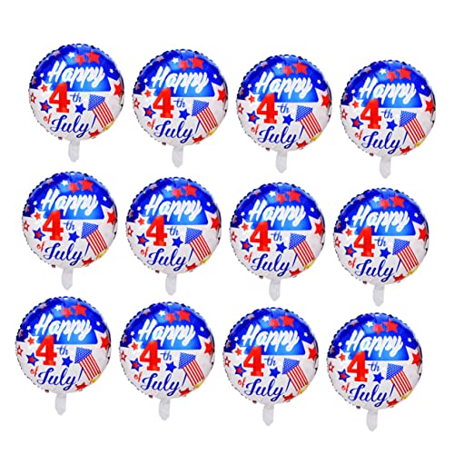 ibasenice 50 Stk. US-Flagge Ballon Ballongirlande verchromte Luftballons Ballonbogen-Kit Ballonpumpe Zahlenballons balloon garland party sachen festlicher Ballon Feierballons Aluminiumfolie von ibasenice