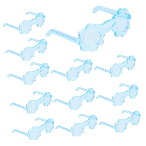 ibasenice 50 Stück Mini-Brille Winzige Brille Brillenrequisiten Für Puppe Puppenbrillen Accessoires Für Puppenkleidung Puppe Verkleidet Brille Puppen-anziehspielzeug Winzige Gläser Plastik von ibasenice