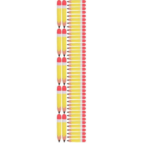 ibasenice 50 Stück aufblasbarer Bleistift Aufblasbares Buntstiftdekor große aufblasbare Bleistifte dekoration fotohintergrund Jumbo-Buntstifte Gefälligkeiten für Schulpartys Bleistift-Dekor von ibasenice