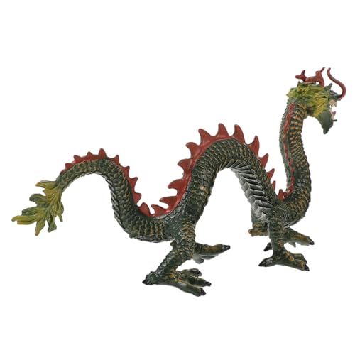 ibasenice 5st Chinesisches Drachenmodell Ornament Chinesische Drachenskulptur Drachenspielzeug Chinesischer Tanzender Löwe Kleines Drachenmodell Plastik Kleinkind Tier China von ibasenice