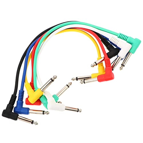 ibasenice 6 Stk Gitarren-Effekt-Linie Gitarrenkabel kabel für elektrische gitarre E-Gitarren-Verstärker guitar cable patchkabel gitarre lautsprecherkabel Kabel für Bassverstärker Audiokabel von ibasenice