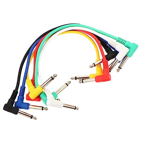 ibasenice 6 Stk Gitarren-Effekt-Linie Monoblock-Verstärker Verstärkerkabel Patchkabel für Gitarrenpedale gitarrenkabel guitar cable lautsprecherkabel Audiokabel kabel für elektrische gitarre von ibasenice