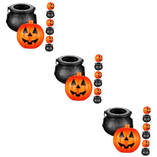 ibasenice 60 Stück Süßigkeiten Eimer Halloween Eimer Für Süßigkeiten Halloween Süßigkeitenbox Kürbis Eimer Süßigkeiten Halter Passend Zur Halloween Dekoration Halloween Süßigkeiten von ibasenice