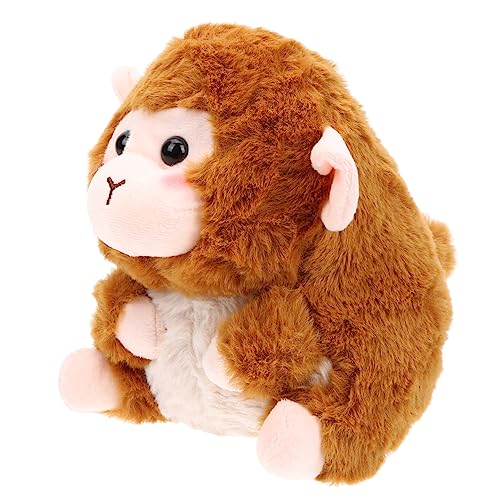 ibasenice Affenpuppe Affenstofftier Für Kinder Geburtstagsgeschenk Für Mädchen Süße Kuscheltiere Plüschtier Für Kinder Kawaii Stofftier Süßes Affenspielzeug Plüsch Plüschstoffe Brown von ibasenice