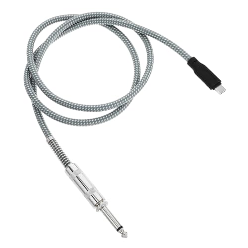 ibasenice Audio Line E Gitarre Gitarren Für Bassgitarren Akustikgitarren Aux Auf USB C Typ C Auf Xlr USB C Auf Aux Adapter Bass USB Kabel Gitarre Auf USB C Aufnahmekabel Grünes Kupfer von ibasenice