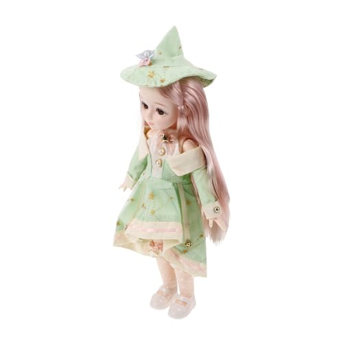 ibasenice BJD-Gelenkpuppe lebendige Puppe Bjd-Puppenkörper Mädchenpuppen Anime-Puppe Mini-Bjd-Puppe süße Puppen Kawaii Mädchen Puppe Puppen für Mädchen Kugelgelenkpuppen Samt von ibasenice