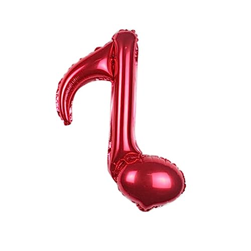 ibasenice Beachten Sie den Heliumballon Party Ballonpumpe Ballongirlande Ballons Geburtstag Dekoration Neon hochzeitsdeko Mylar-Luftballons mit Musiknoten Kindergeburtstag Mylar-Ballon rot von ibasenice