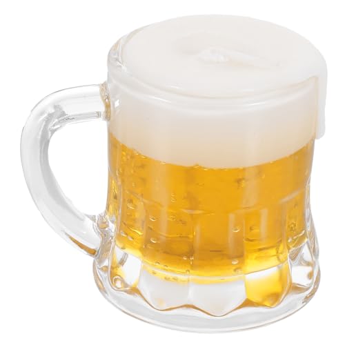 ibasenice Bierkrug Kerze Becher mit Deckel Partybecher Bierkrug Geburtstagskerze Mini-Bierkerze Dekorationen Gel bierbecher biergläser kerzendeko Glassware Bier-Miniglas Bierglas Wachs von ibasenice