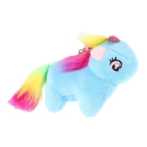 ibasenice Einhorn Schlüsselanhänger Einhorn Stofftier Einhorn-kuscheltiere Für Mädchen Einhorn-pinata Kuscheltiere Zum Valentinstag Für Einhorn-gastgeschenke Plüsch Blue von ibasenice