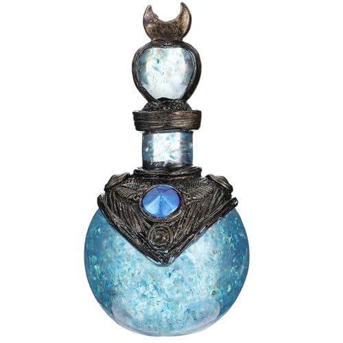 ibasenice Flasche Handwerk Dunkles Auto Zuhause Magisch Schön Party Zauberer Prinzessin Modell Dekoration Funkelnd Innenraum Foto Requisiten Cosplay für Blau Glänzend von ibasenice