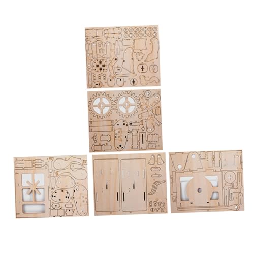 ibasenice Holzpuzzle holzspielzeug für Handgemachtes dekoring holzbausatz Konstruktionsspielzeug für Rätsel für Jungs- hölzern Khaki von ibasenice